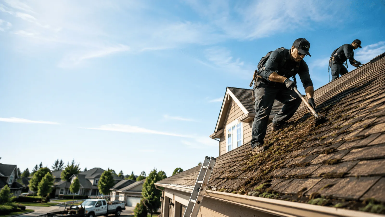 Roof Moss Removal in Hilliard, OH near me